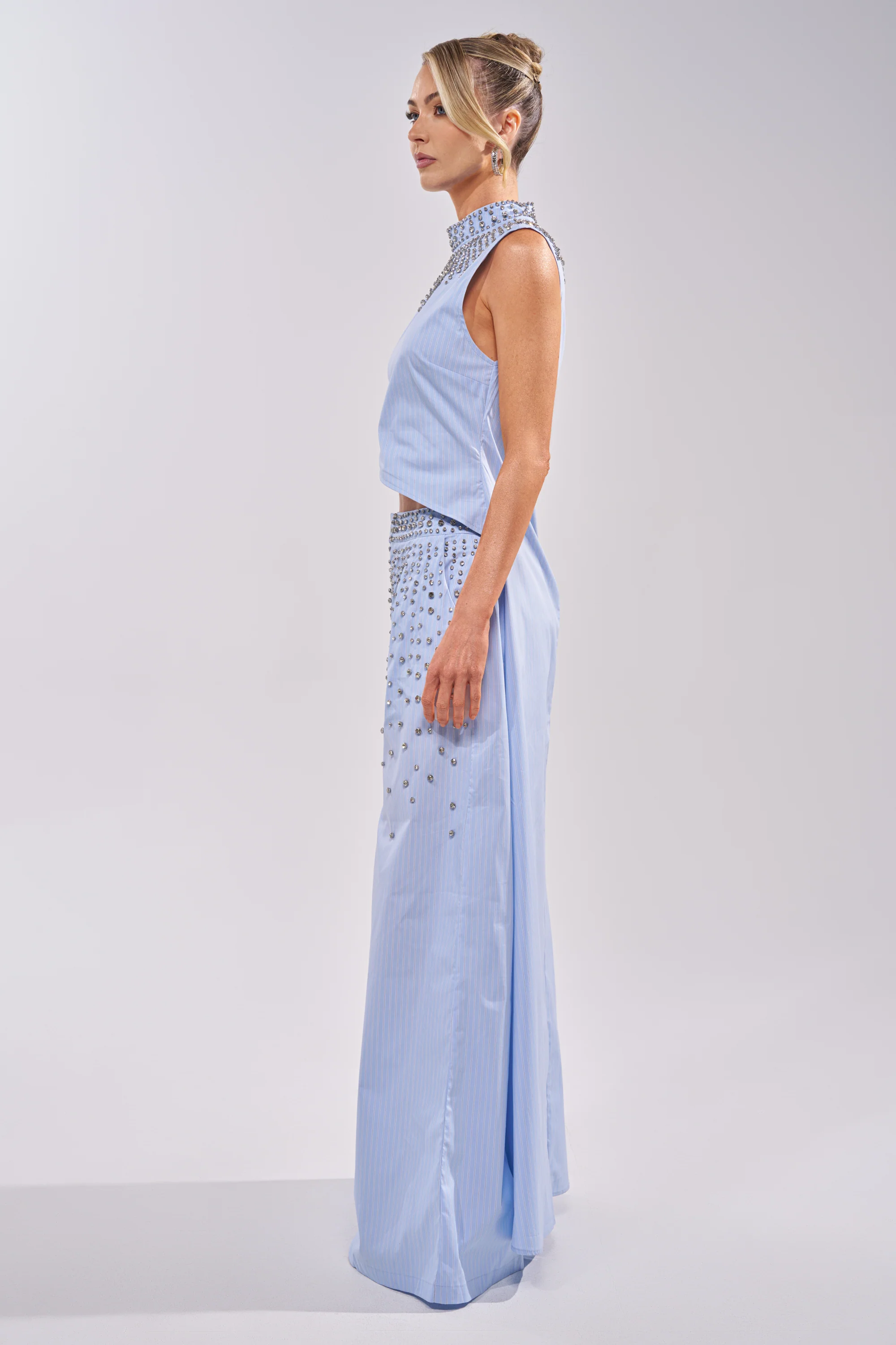 STAR OF THE NIGHT POPLIN BLOUSE - Image 3