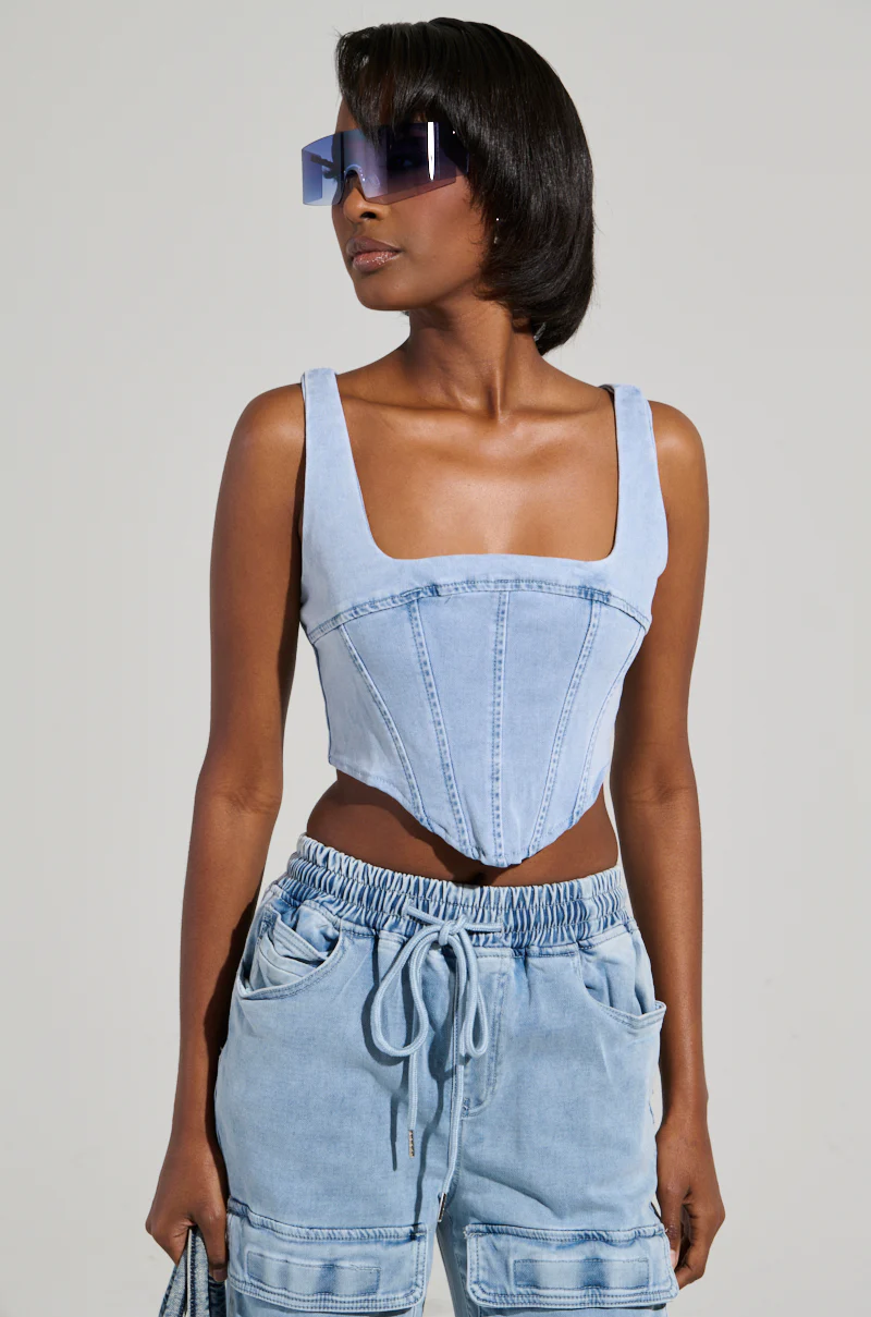 STAY COOL DENIM CORSET - Image 2