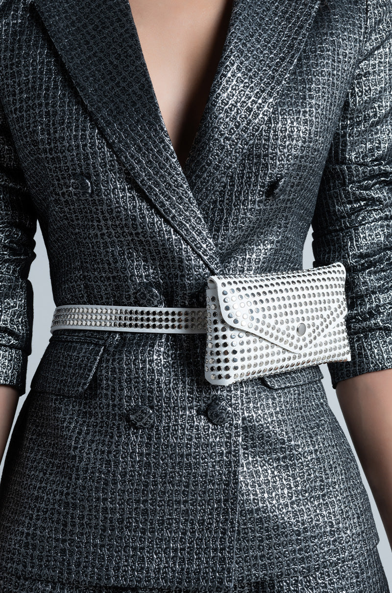 STUDDED FANNY PACK BELT - Image 3