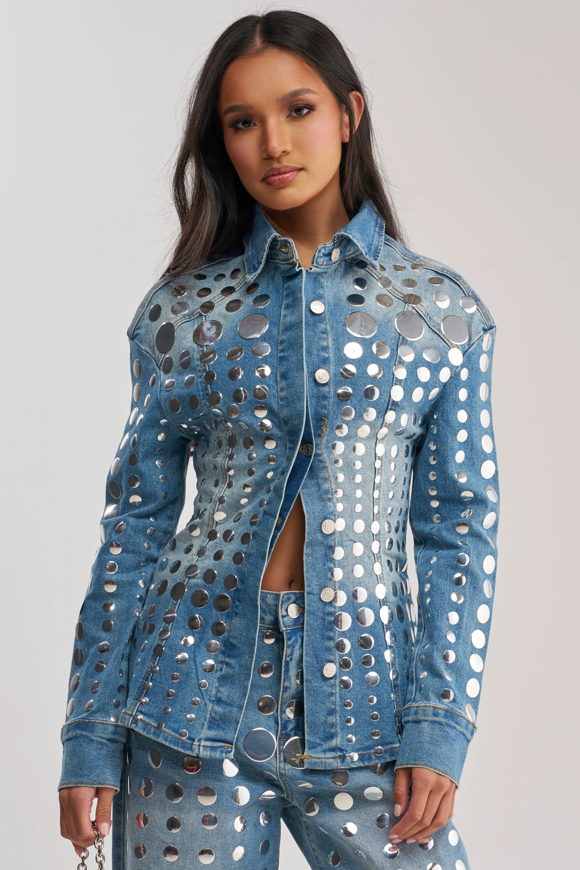 STUDS EVERYWHERE BUTTON DOWN - Image 2
