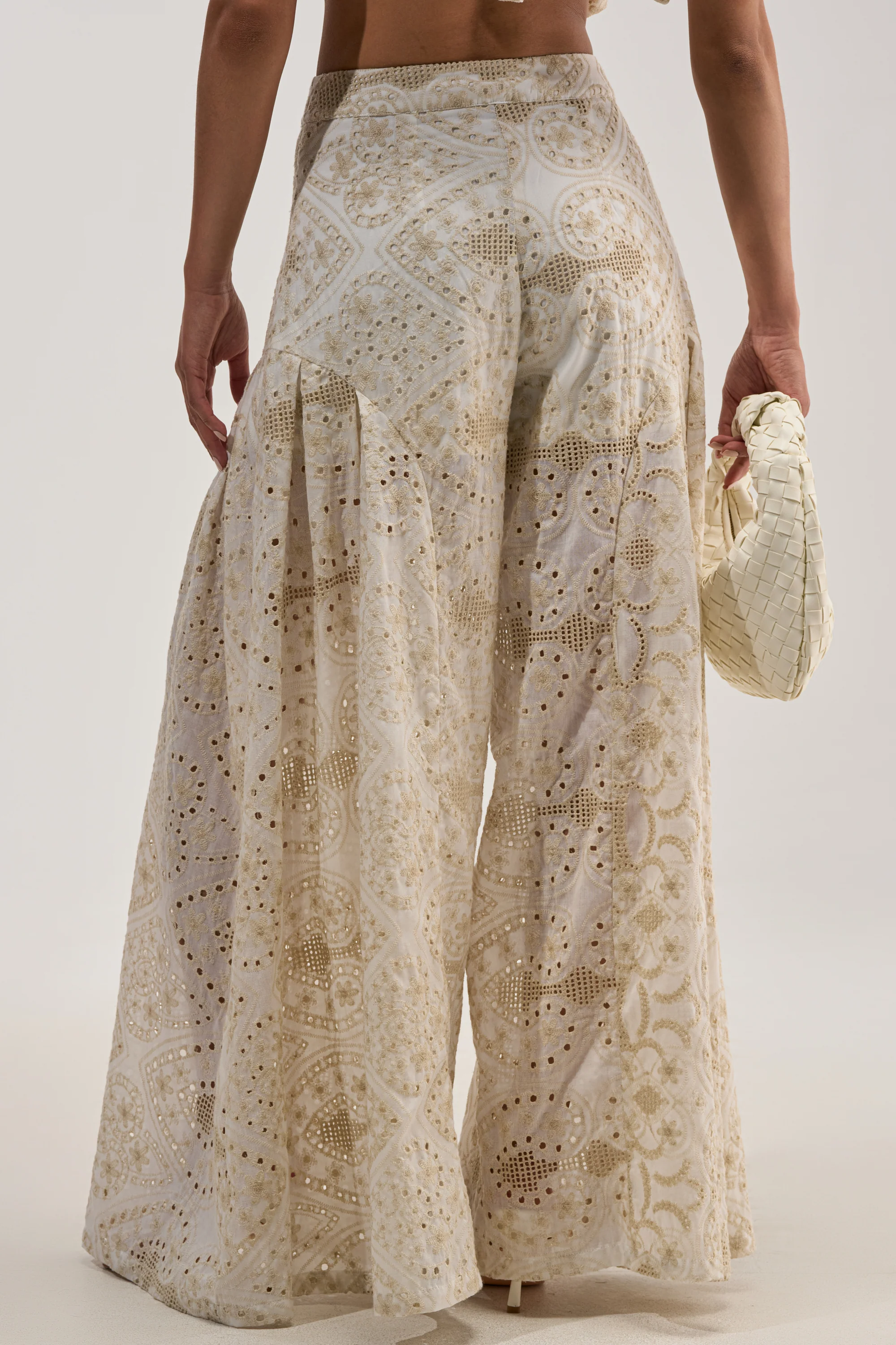 SUMMER TIME BLISS EYELET TROUSER - Image 4