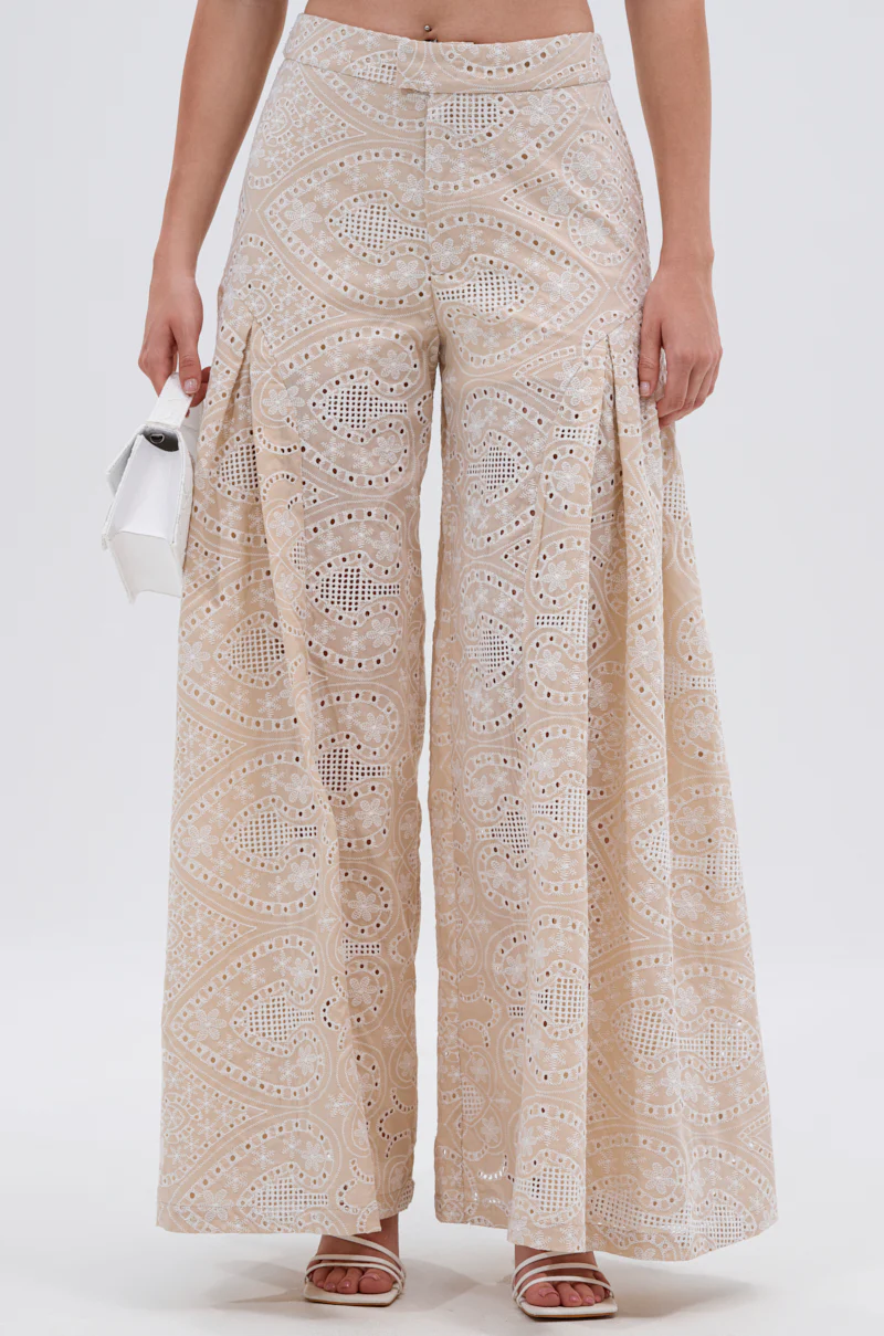 SUMMER TIME BLISS EYELET TROUSER - Image 3