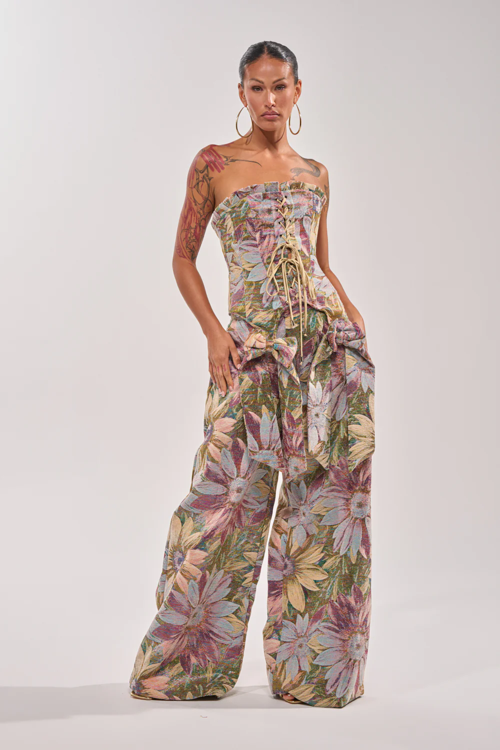 SUNFLOWER FIELDS WILD LEG PANT