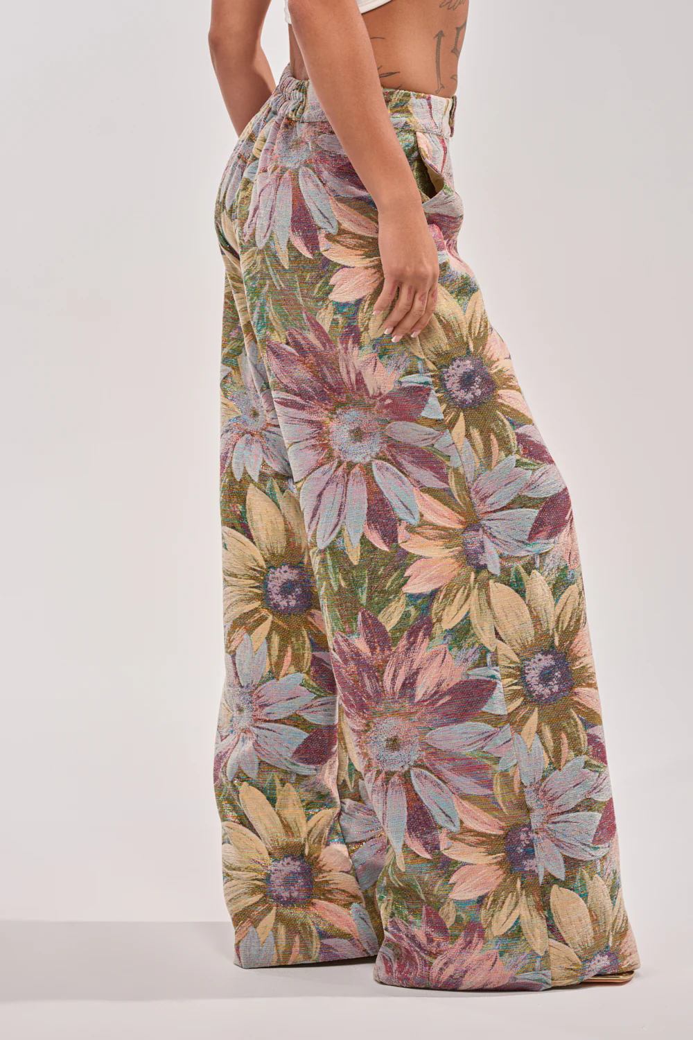 SUNFLOWER FIELDS WILD LEG PANT - Image 4
