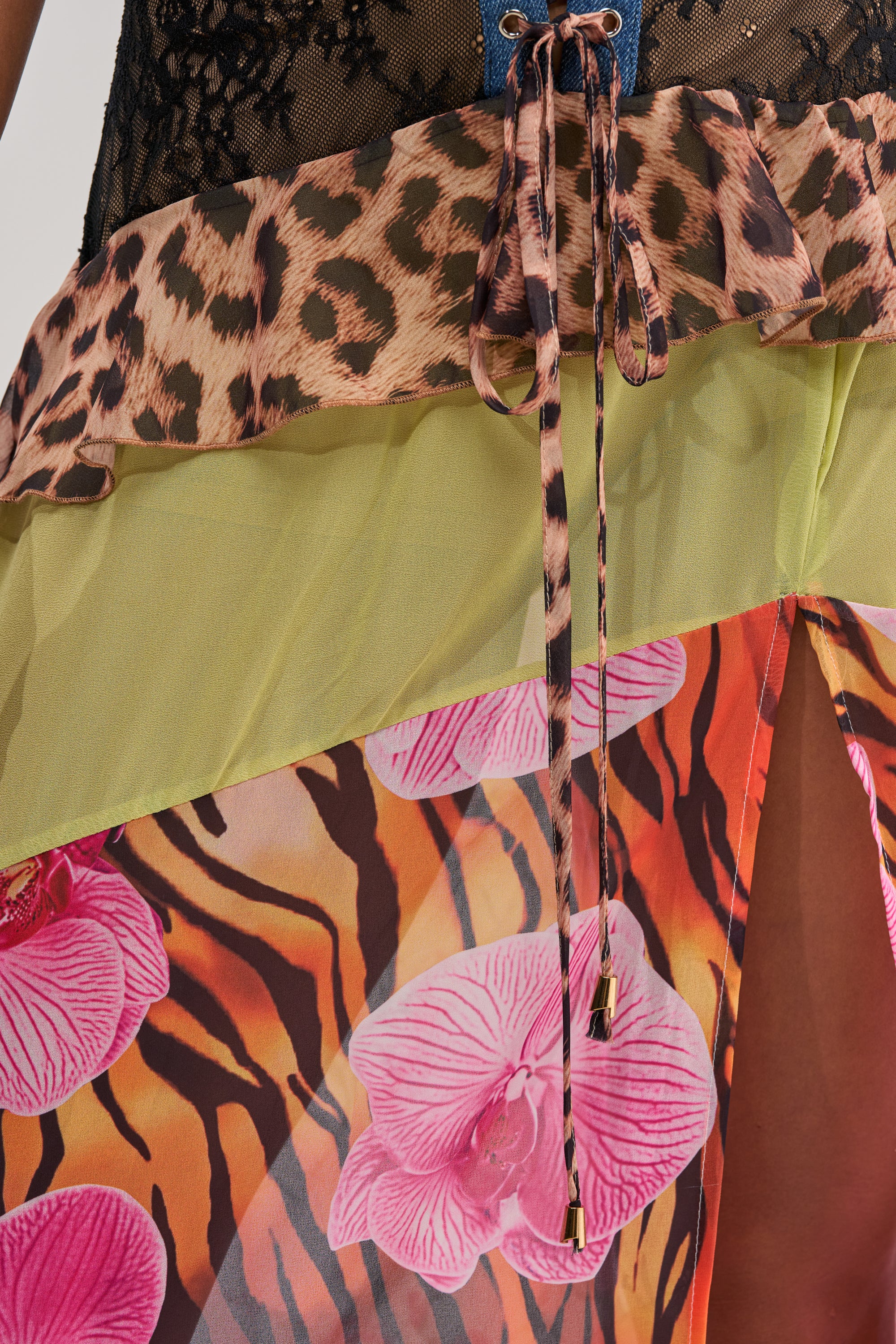SUPER SWEET GIRL PATTERNED MAXI DRESS - Image 7