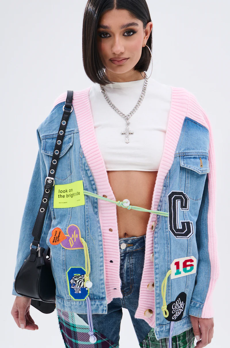 SURGICAL SPLICED CARDIGAN - Image 2