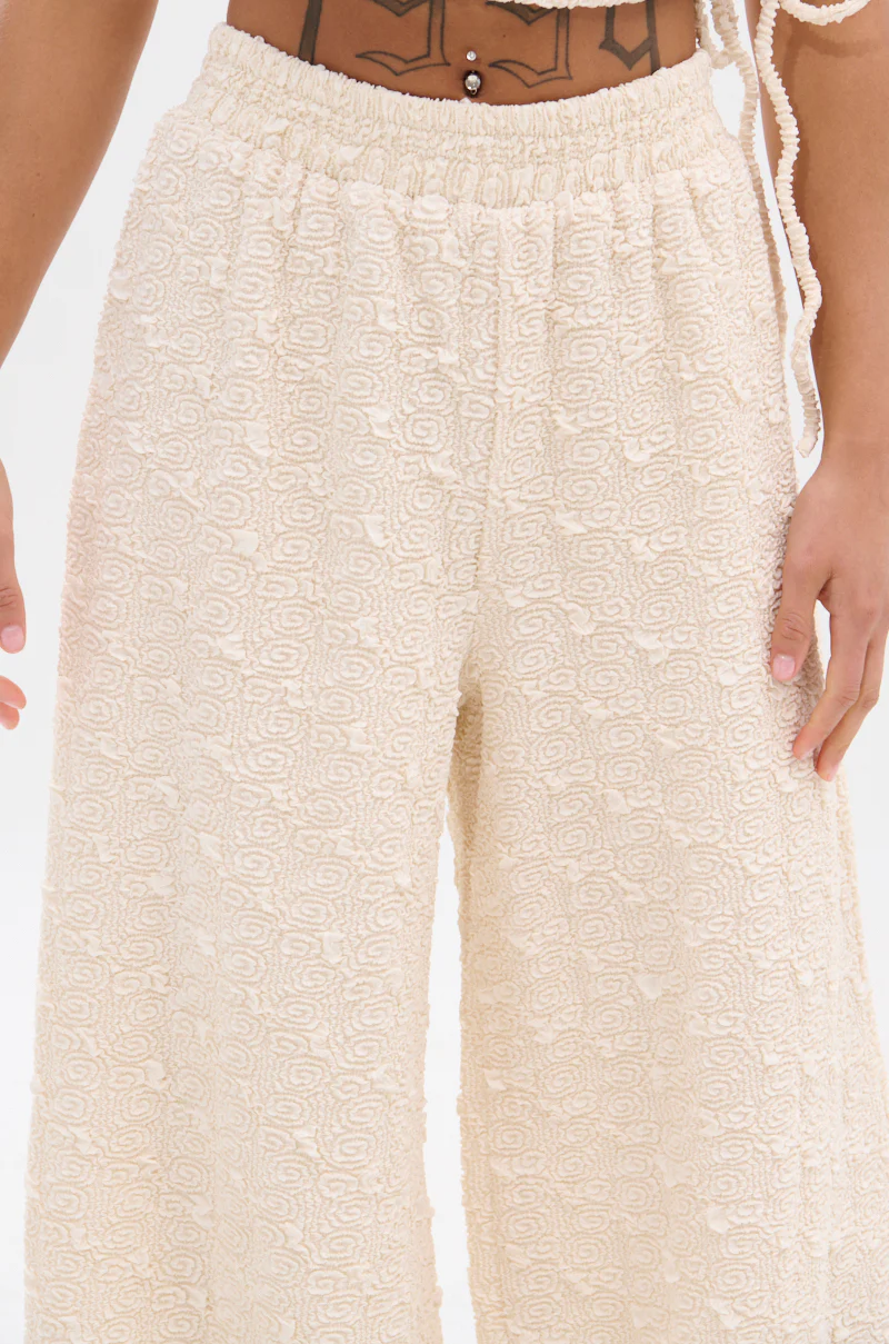 SYDNEY TEXTURED PALAZZO PANT - Image 6