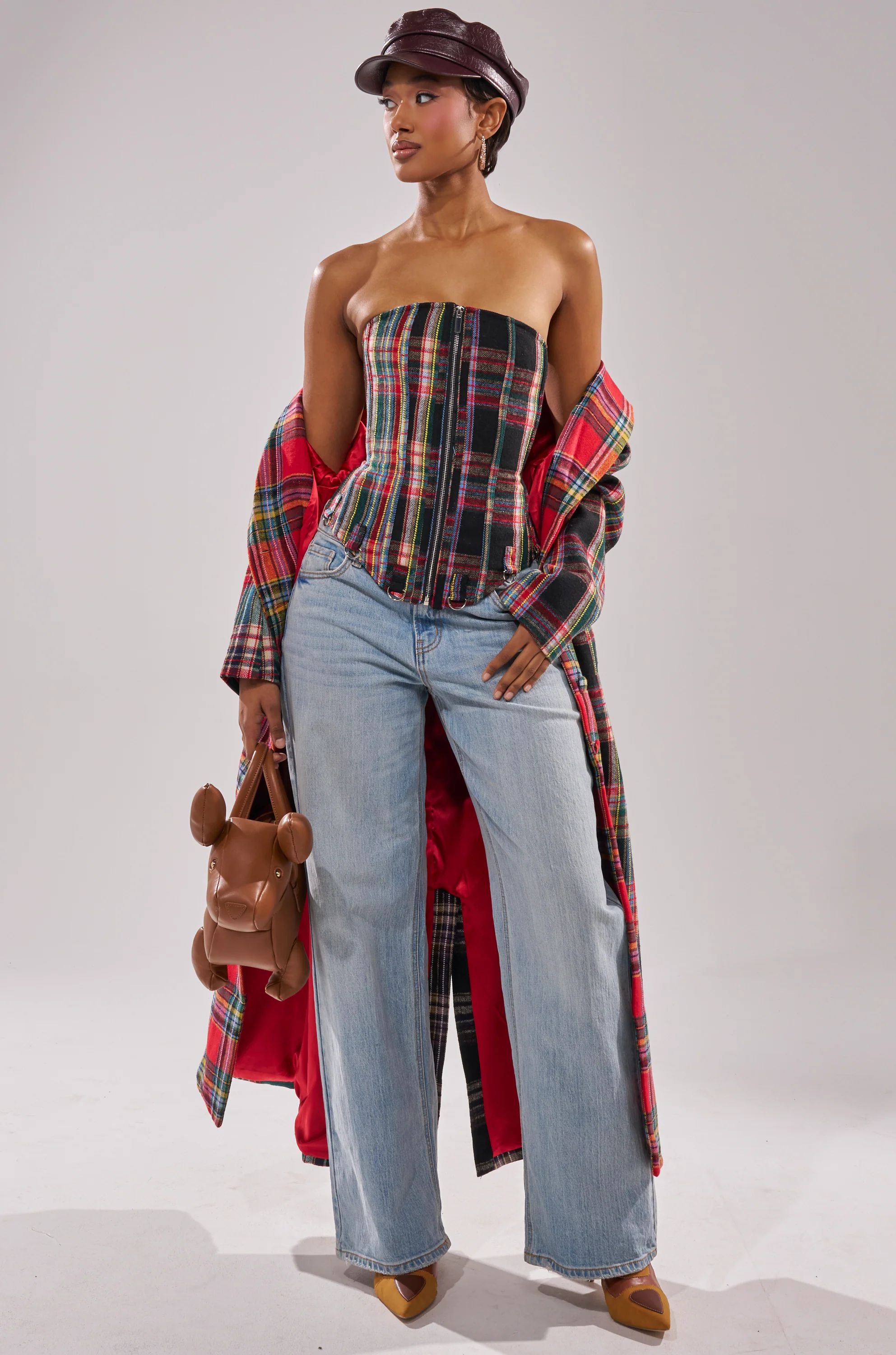 TALK TO ME NICE PATCHWORK TRENCH - Image 6