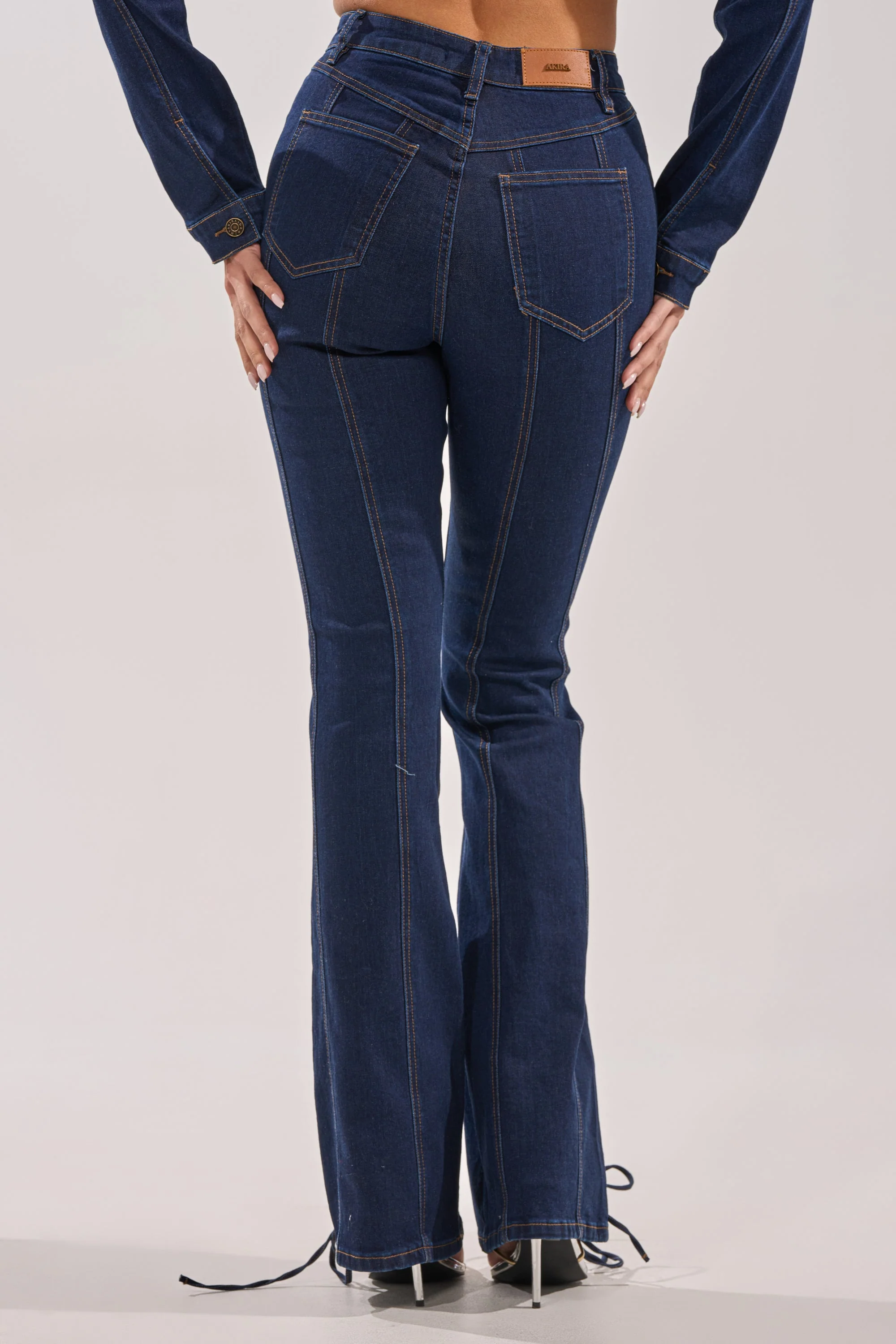 THATS ON ME FLARE DENIM PANT - Image 4