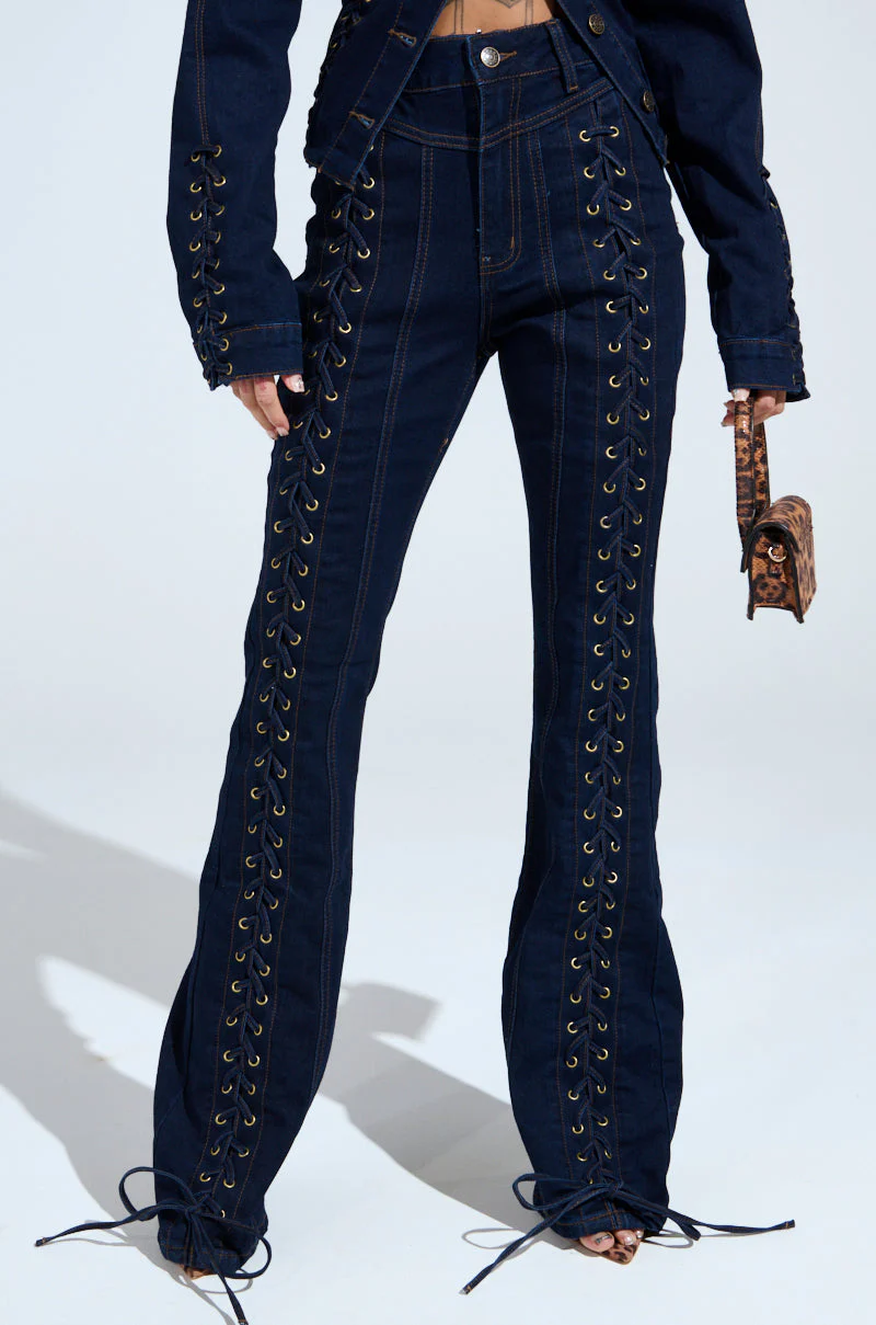 THATS ON ME FLARE DENIM PANT - Image 9
