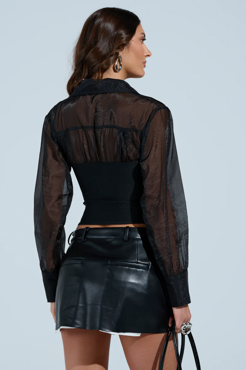 THE PERFECT FIT CORSETTED BLOUSE - Image 6