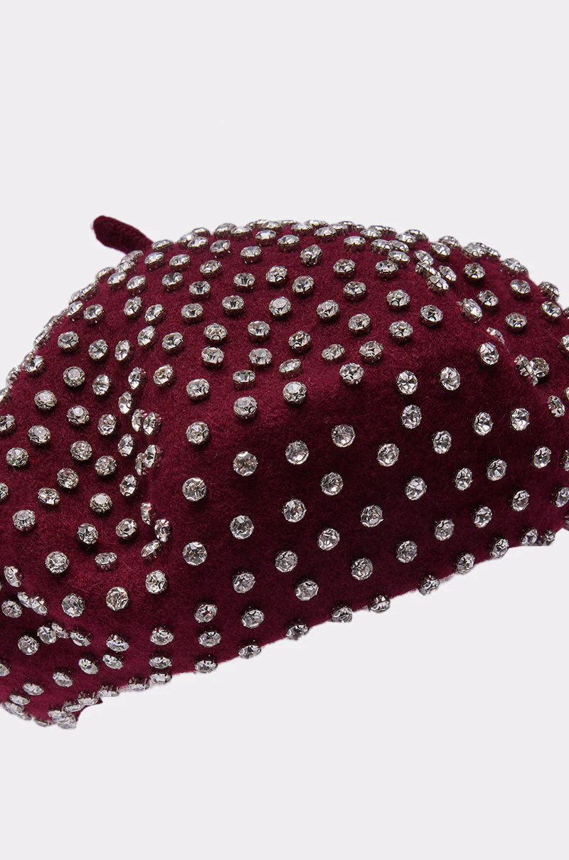 THE REAL RELATE EMBELLISHED BERET - Image 6