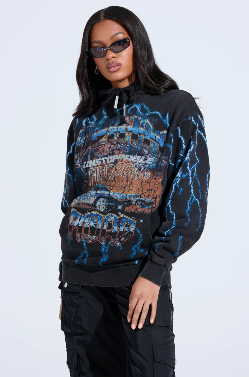 FIRST ROW THUNDERSTRUCK HOODED SWEATSHIRT - Image 3