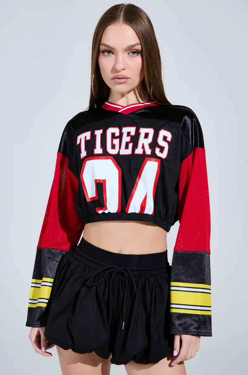 TIGERS CROP JERSEY - Image 2