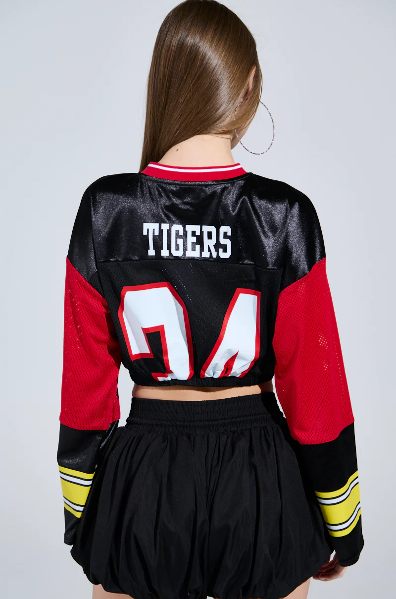 TIGERS CROP JERSEY - Image 4