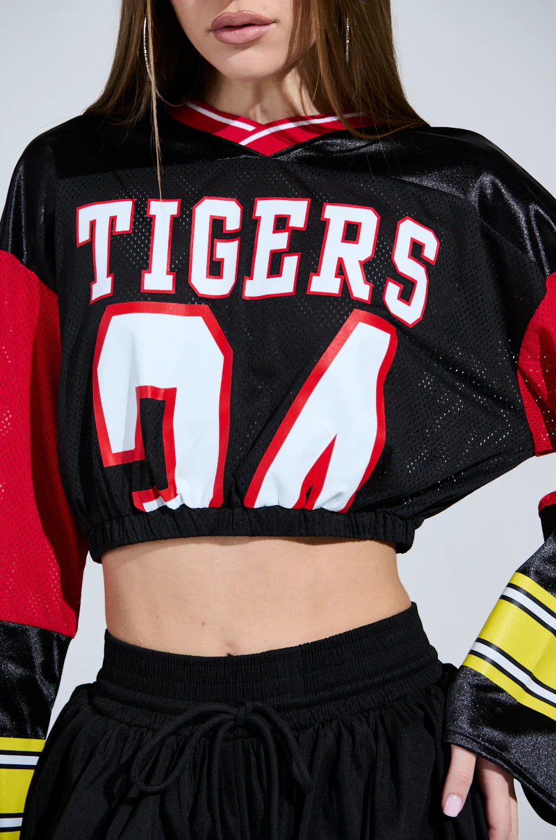 TIGERS CROP JERSEY - Image 7