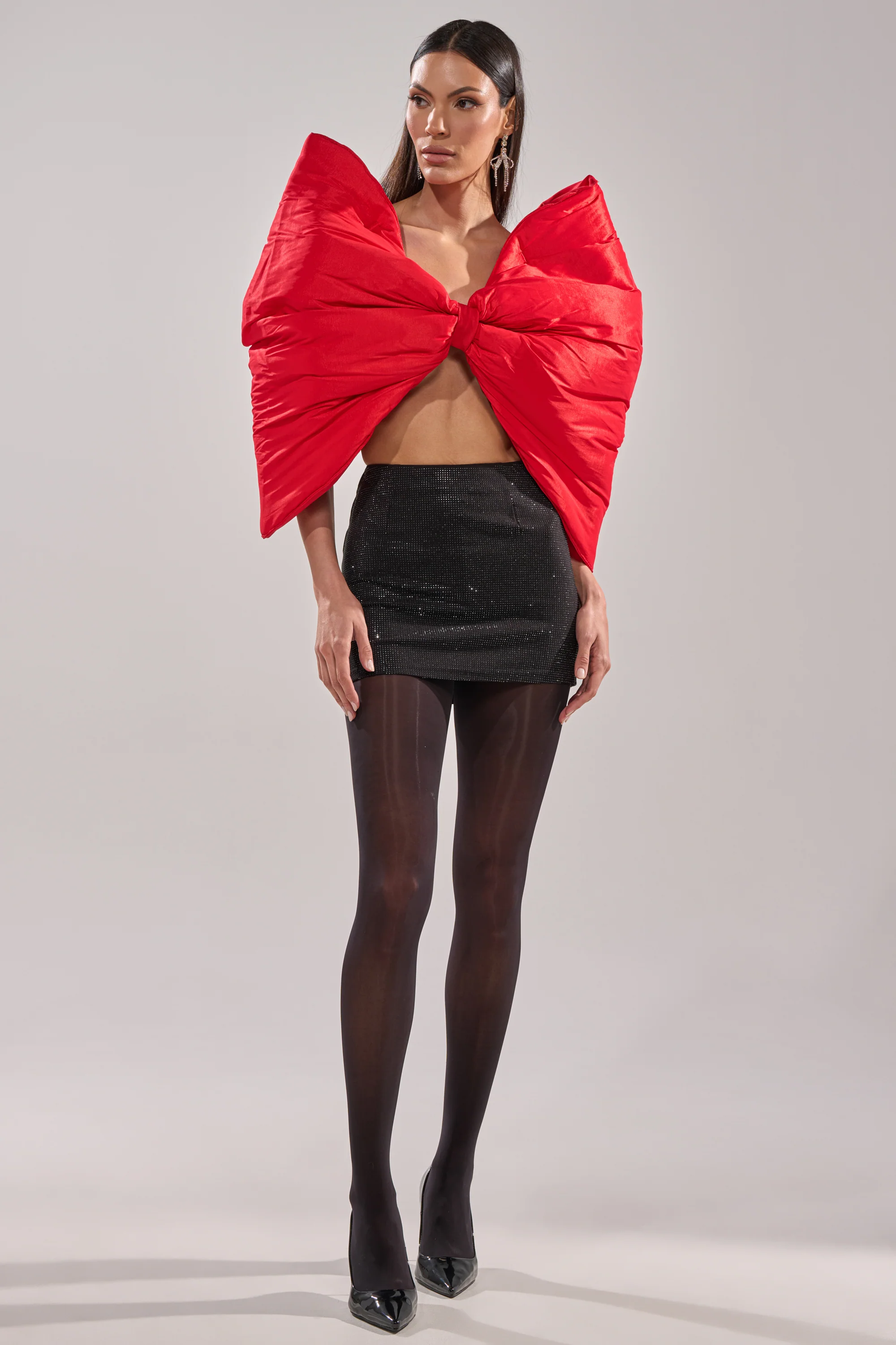 TOO HOT FOR YOU RHINESTONE MINI SKIRT - Image 6