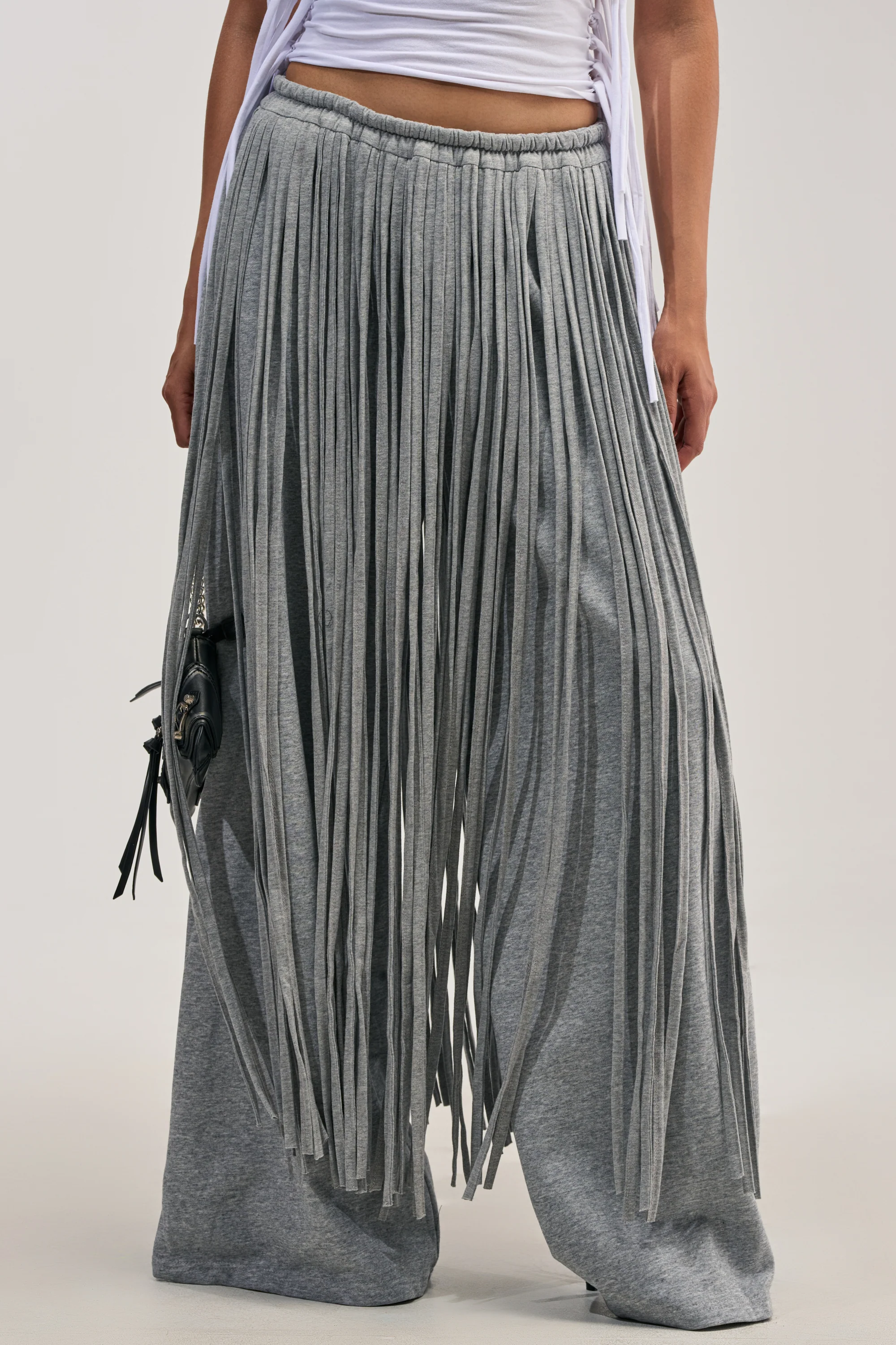 TRY ME FRINGE WIDE LEG JOGGER - Image 2
