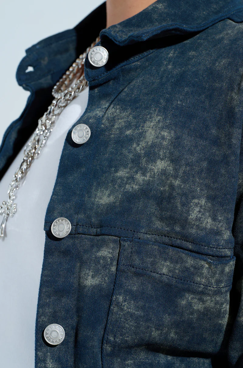 UNFORGETTABLE STACKED LONG SLEEVE BUTTON DOWN - Image 7