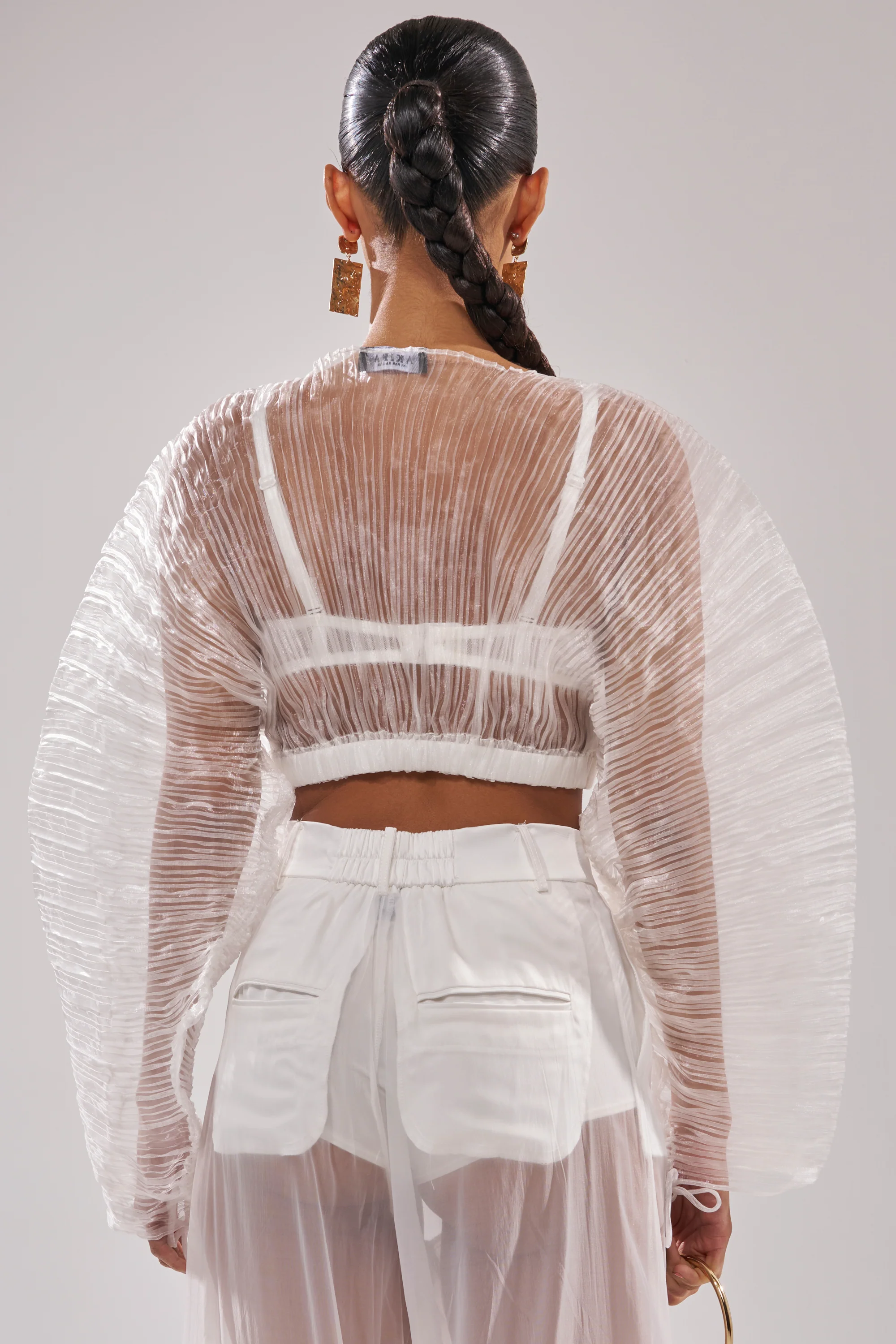 VACATION MODE PLEATED BLOUSE - Image 6