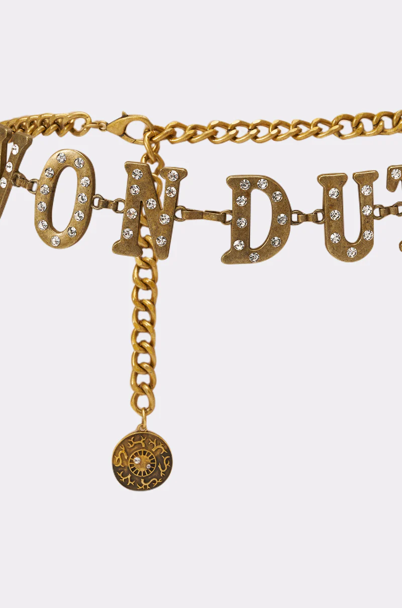 VON DUTCH RHINESTONE CHAIN BELT - Image 3