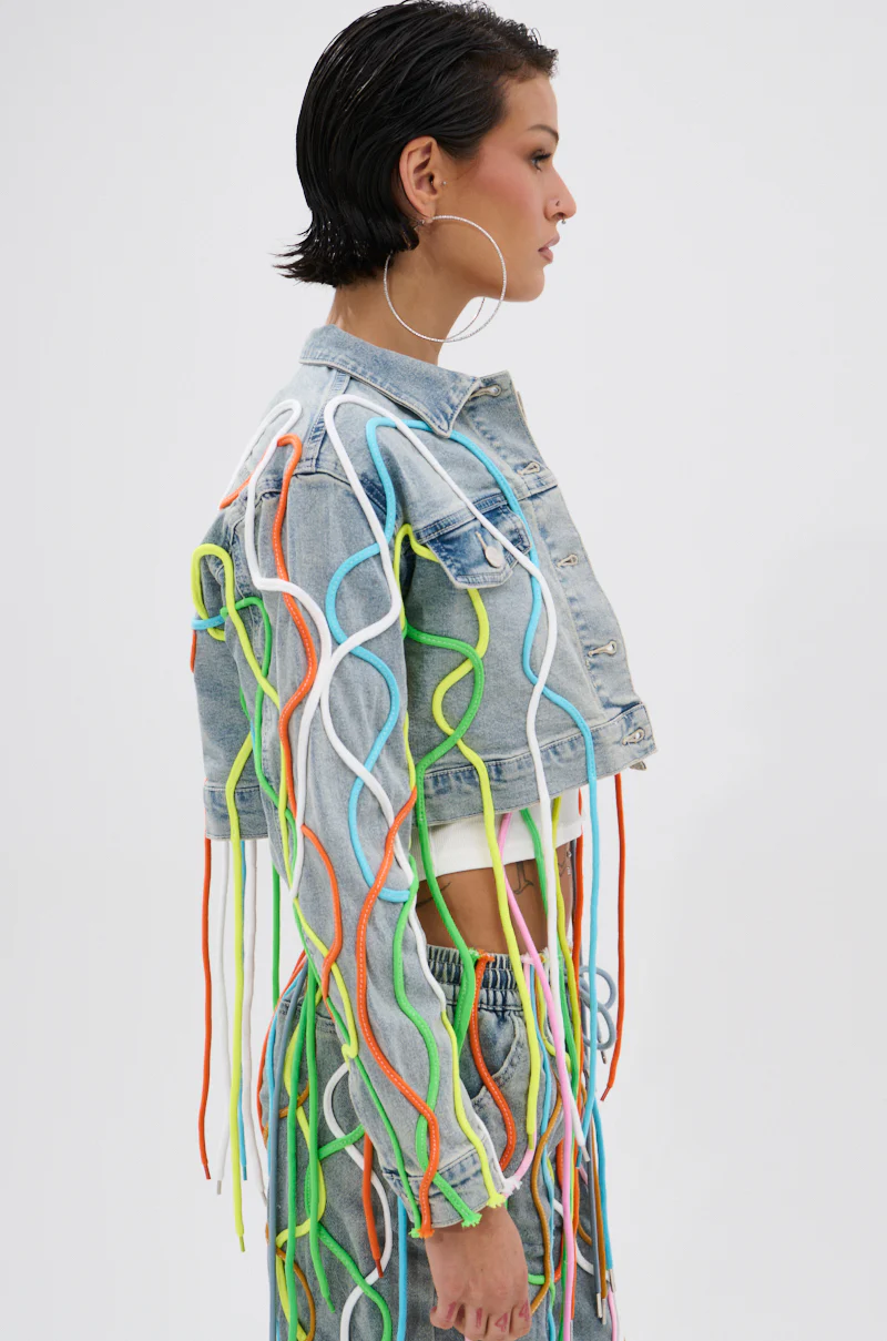 WALK IT TALK IT DENIM JACKET - Image 2