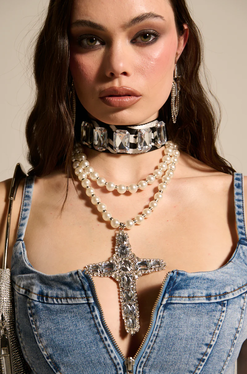 WALK ON THE WILD SIDE STATEMENT NECKLACE - Image 3