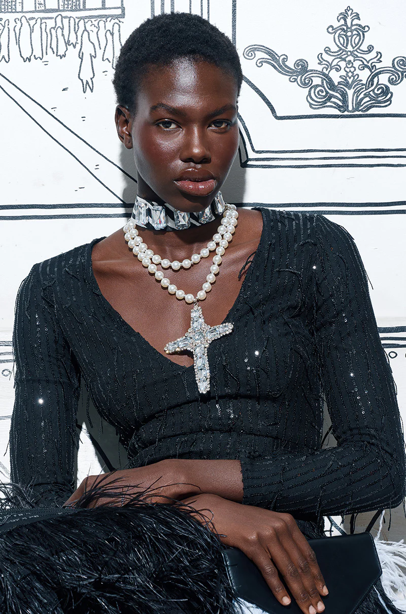WALK ON THE WILD SIDE STATEMENT NECKLACE - Image 9