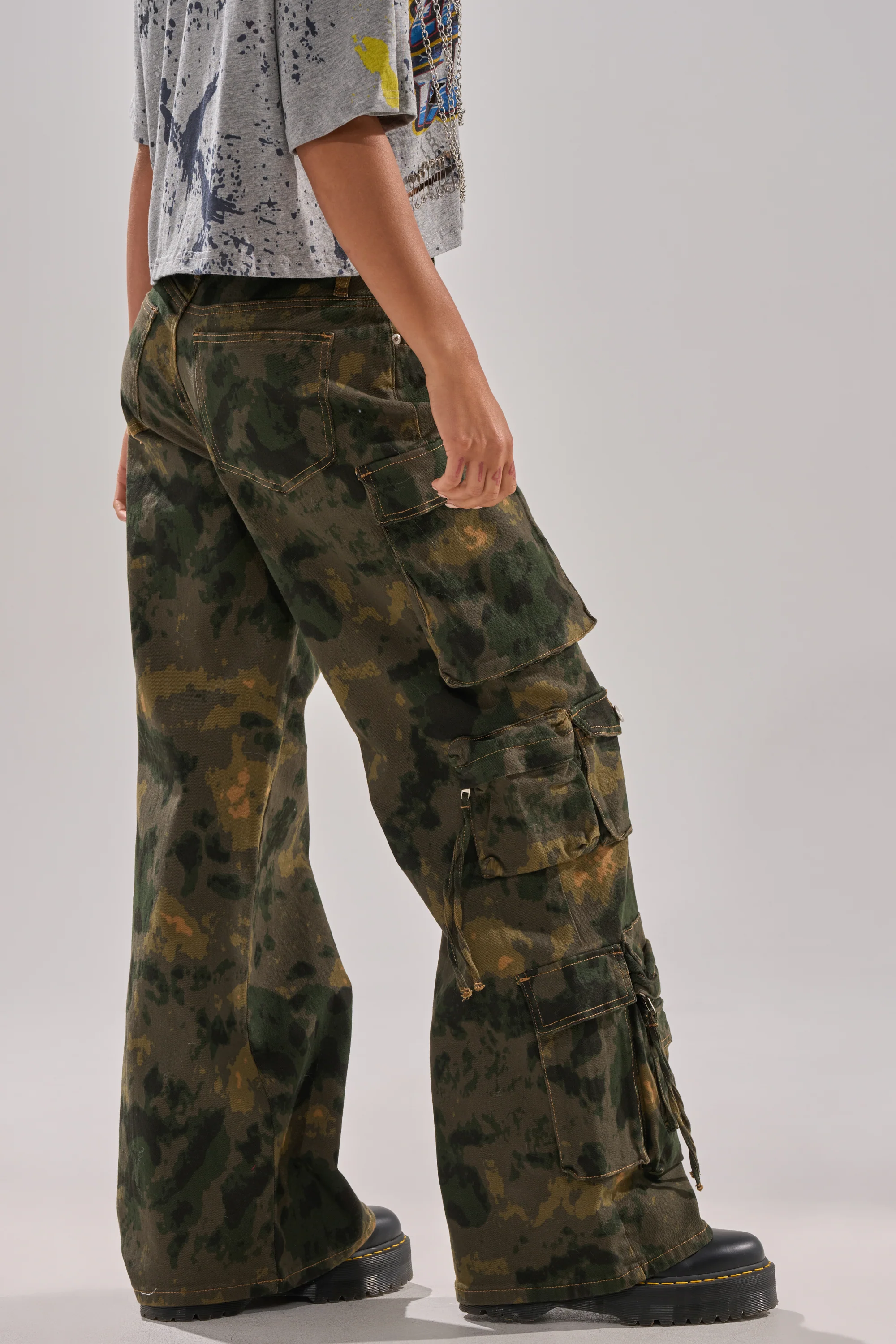 WASHED UP CARGO CAMO PANT - Image 4