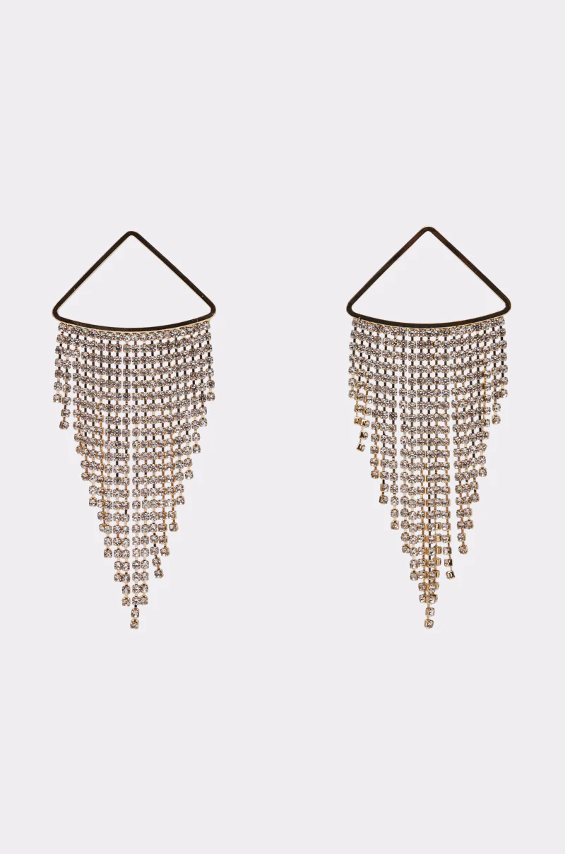 WE'RE GOING OUT GOLD EARRING