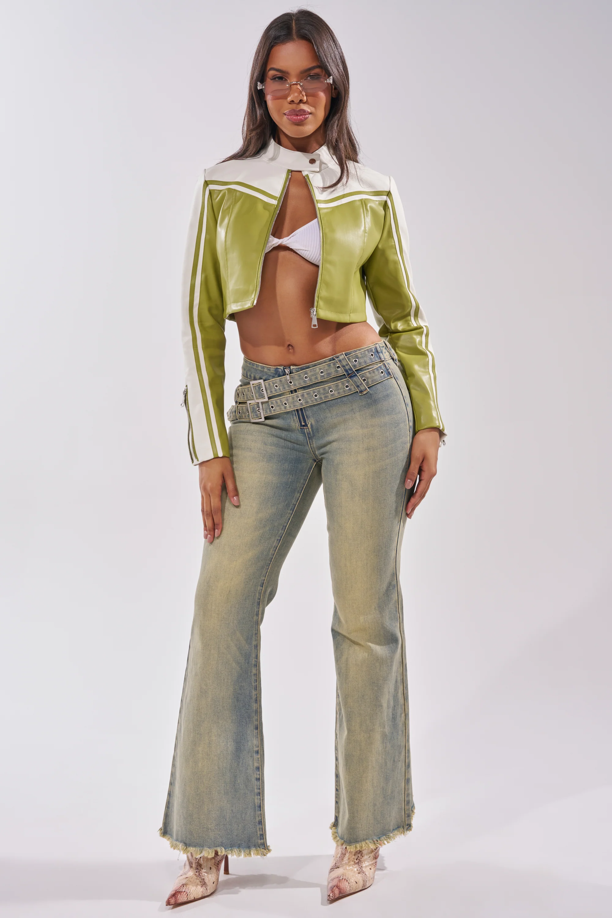 WEST LOOP RACER MOTO IN GREEN - Image 8