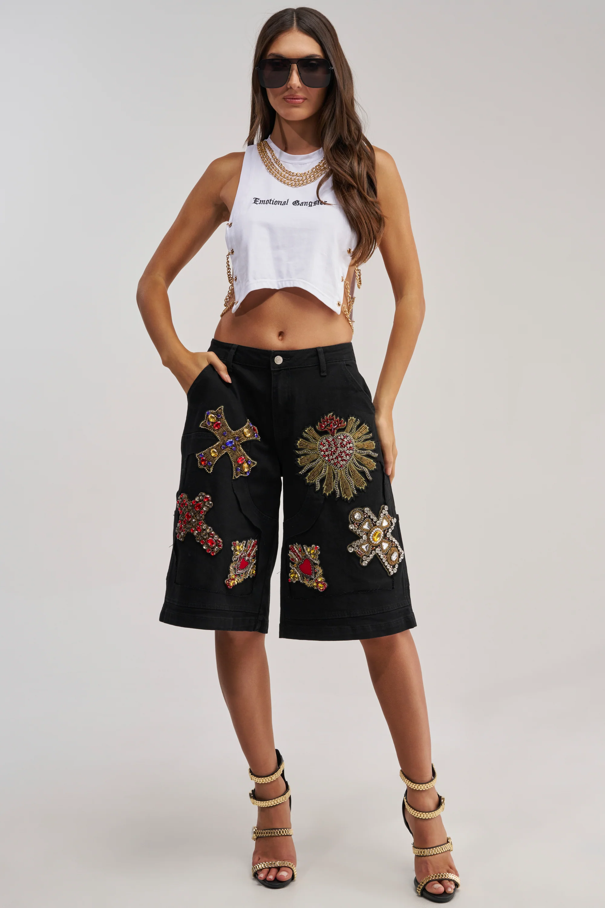 WILD AND FREE DENIM SHORTS