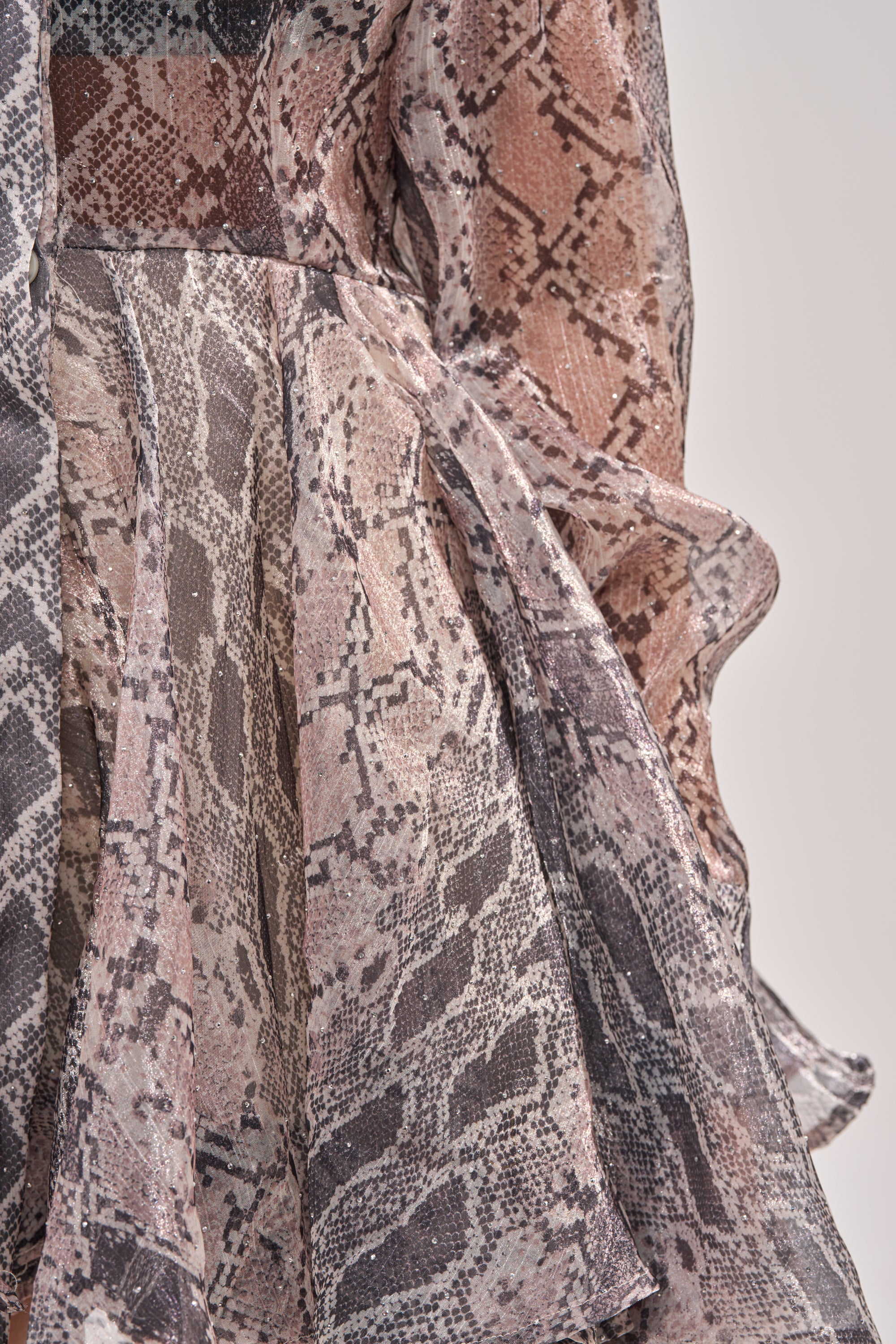 WILD RHYTHM SNAKE PRINT MINI DRESS - Image 9