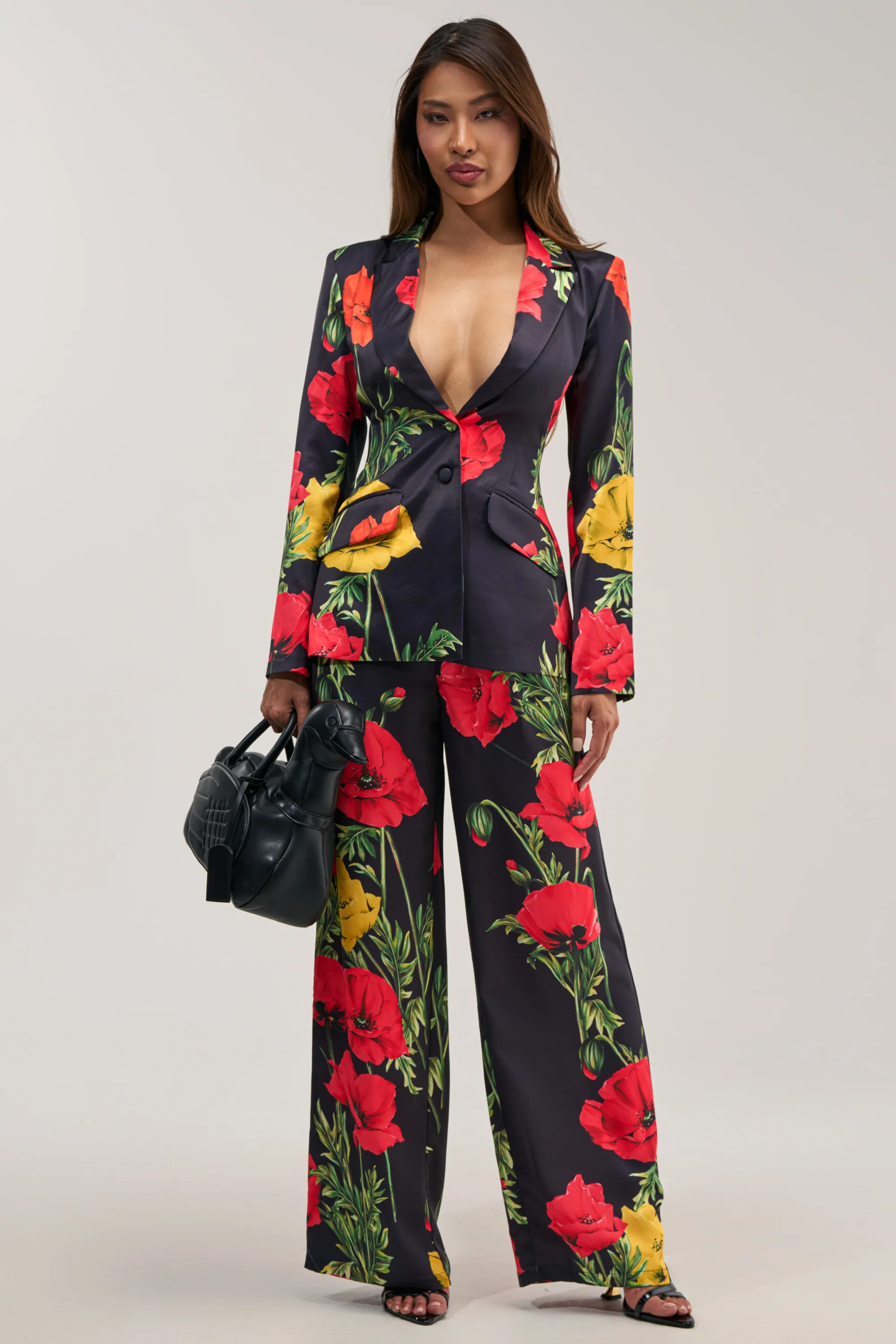 WILDFLOWER SATIN BLAZER - Image 7