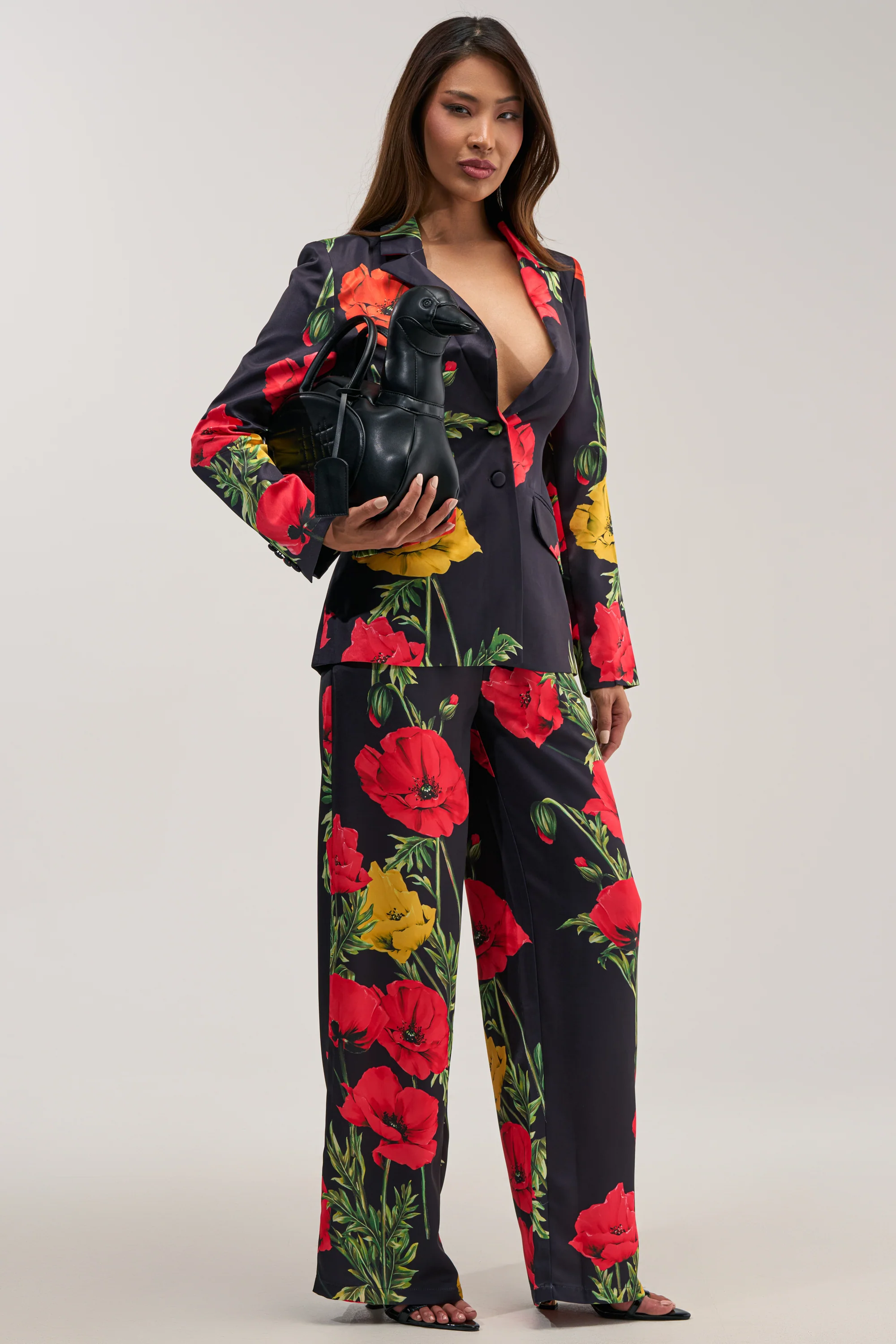 WILDFLOWER SATIN BLAZER - Image 8