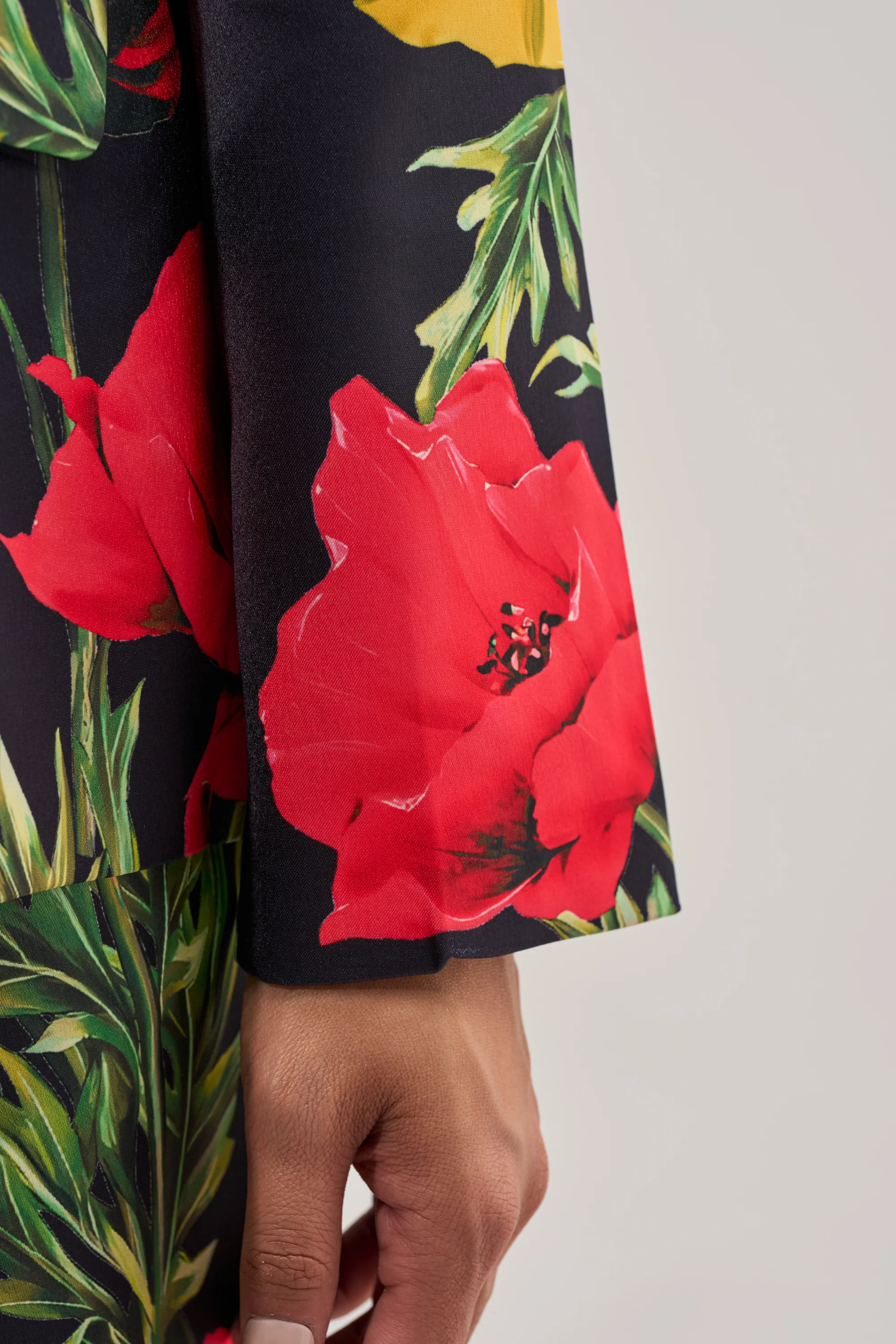 WILDFLOWER SATIN BLAZER - Image 9