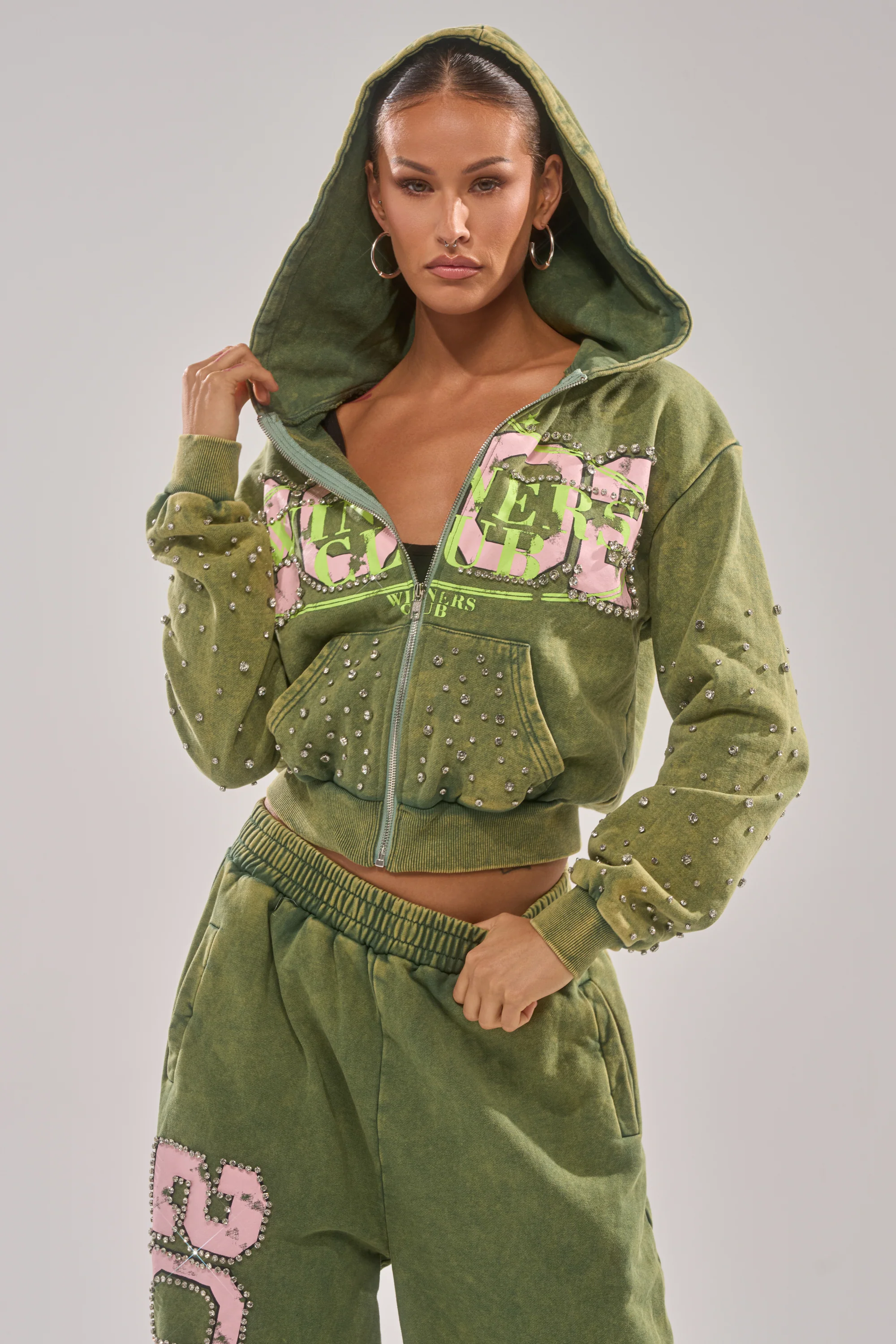 WINNERS CLUB ZIP UP SWEATSHIRT
