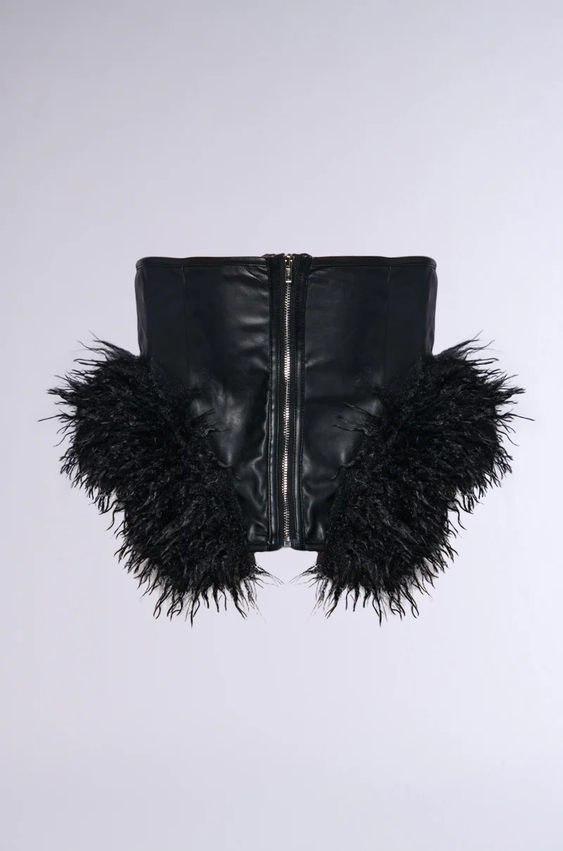 XENON FAUX FUR TRIM BELT - Image 2