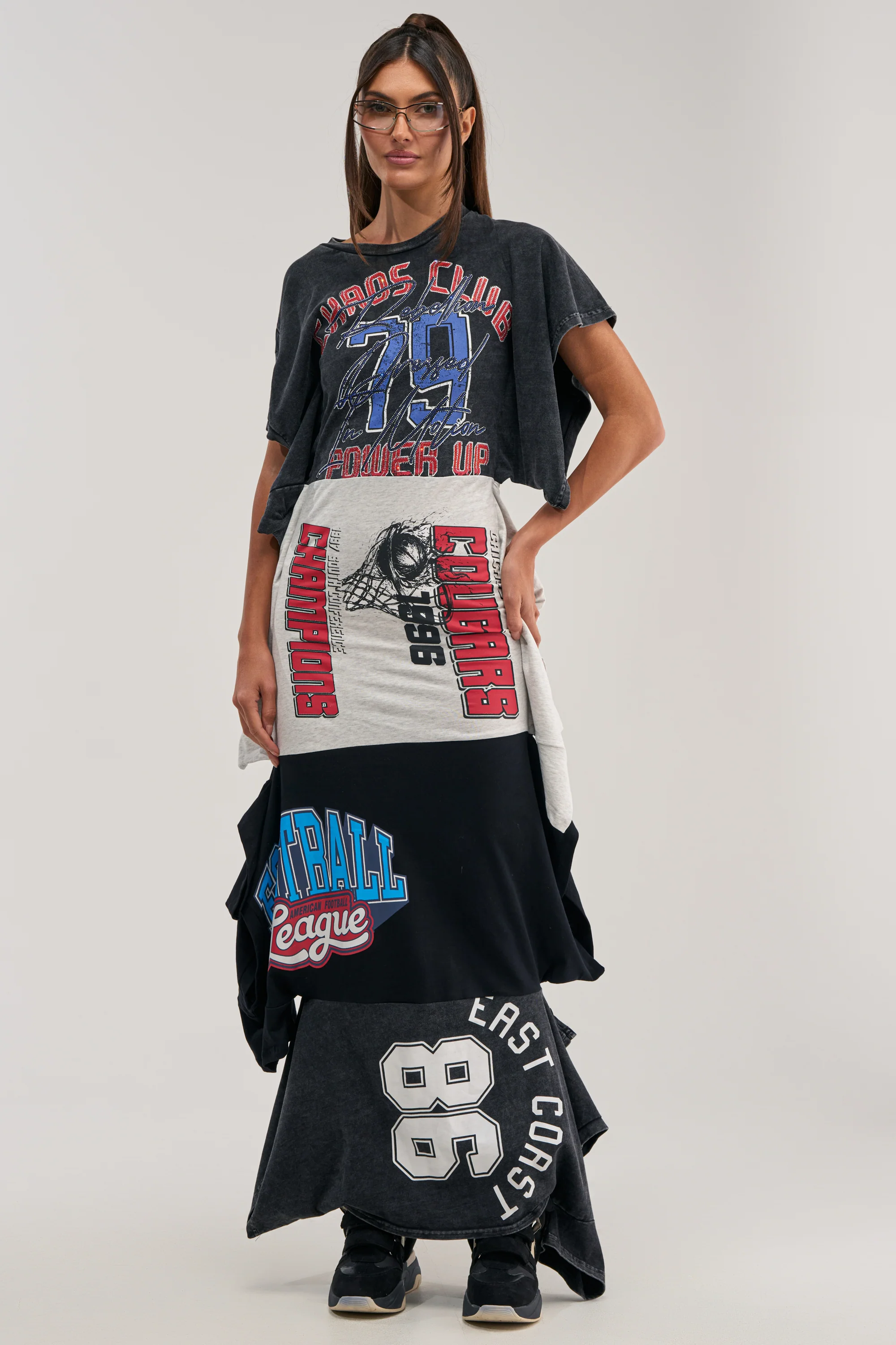 YOUR BIGGEST FAN GRAPHIC TEE MAXI DRESS - Image 2