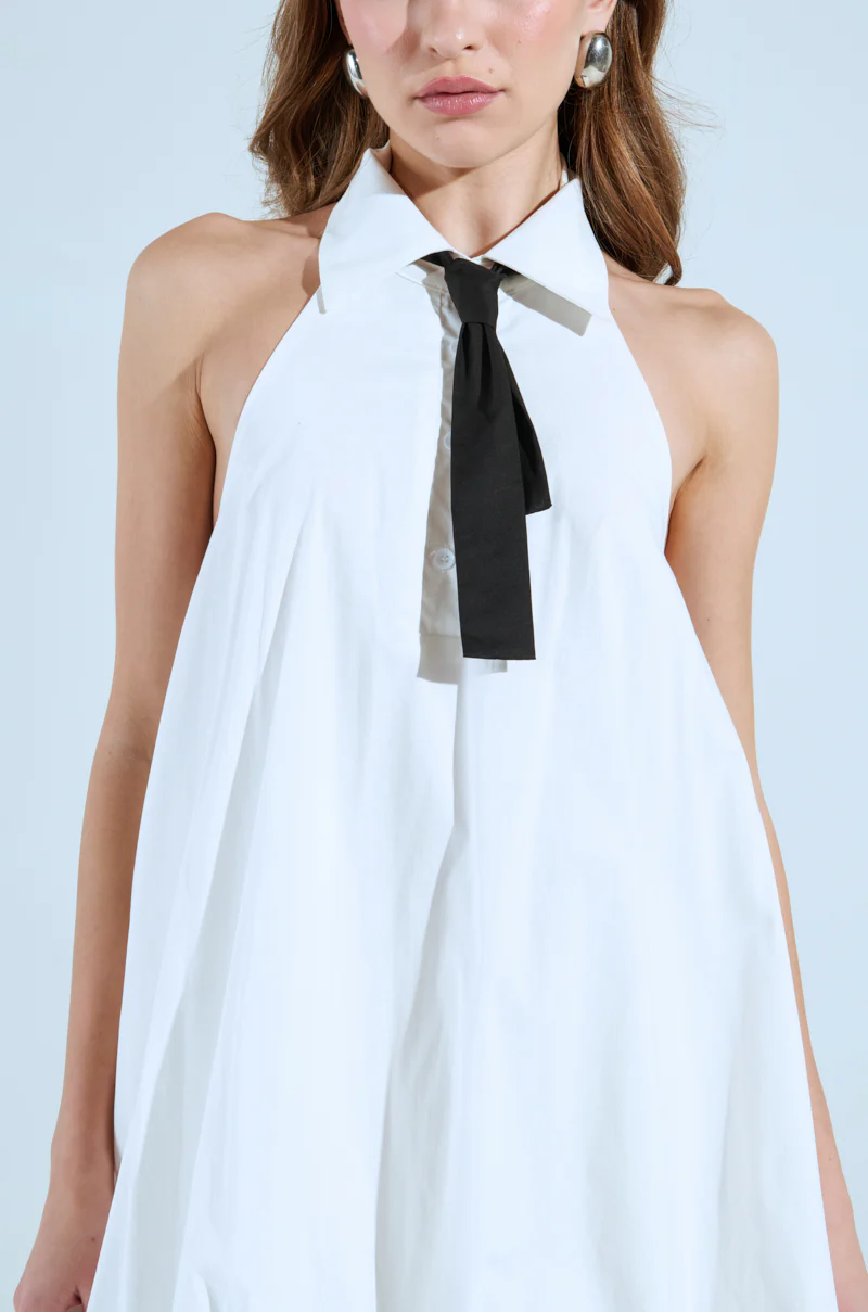 ZELDA POPLIN MINI DRESS - Image 8